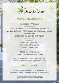 MENÚ DEGUSTACIÓN 1